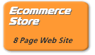 Ecommerce Store, 8 page web site, from $1295